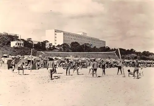 Ostseebad Zinnowitz Strand Blick zum Ferienheim gl1977 169.401