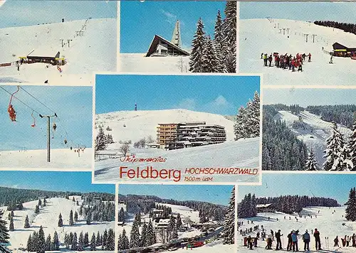 Feldberg, Schwarzwald, Winter-Mehrbildkarte gl1978? G4371