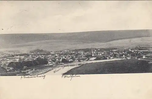 Holzminden, Weser, Gsamtansicht gl1909 G2646