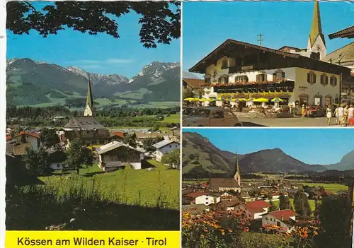 Kössen am Wilden Kaiser, Tirol, Mehrbildkarte gl1980 G4418