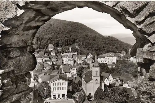 Höhenluftkurort Lindenfels, Odenwald, Blick von der Burg gl1962 G5533