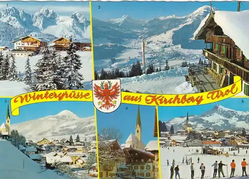 Kirchberg, Tirol, Mehrbildkarte glum 1970? G4438