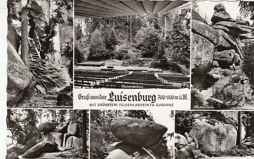 Luisenburg im Fichtelgebirge, Mehrbildkarte ngl G3490