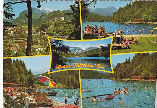 Hechtsee bei Kufstein in Tirol, Mehrbildkarte glum 1960? G4444