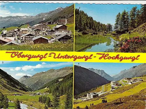 Obergurgl, Untergurgl, Hochgurgl, Tirol ngl G4454