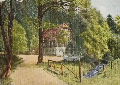 Schellerhau, Erzgeb., HO-Gaststätte Putzmühle im Pöbeltal ngl G6393