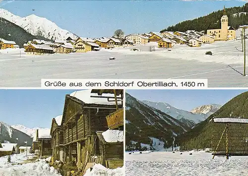 Schidorf Obertilliach, Tirol, Mehrbildkarte gl1983 G5026