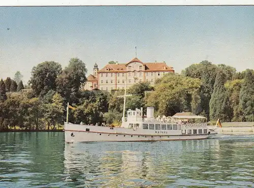 Insel Mainau im Bodensee, Schloß, Schloßkirche im Rosengarten ngl G6310