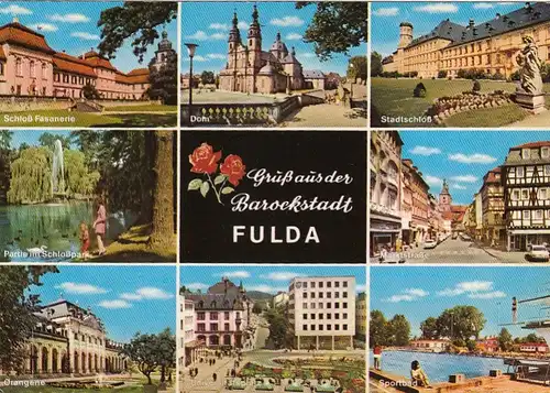 Fulda, Mehrbildkarte gl1986 G6479