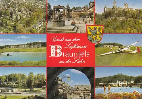 Braunfels/Lahn im Taunus, Mehrbildkarte gl1991 G6483