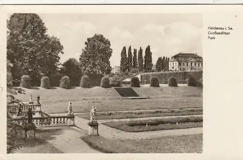 Heidenau in Sachsen Großsedlitzer Park gl1954 G6368