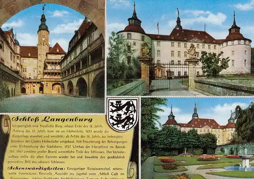 Langenburg, Württ., Schloss, Historie ngl G6519