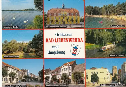 Bad Liebenwerda, Mehrbildkarte ngl G6388