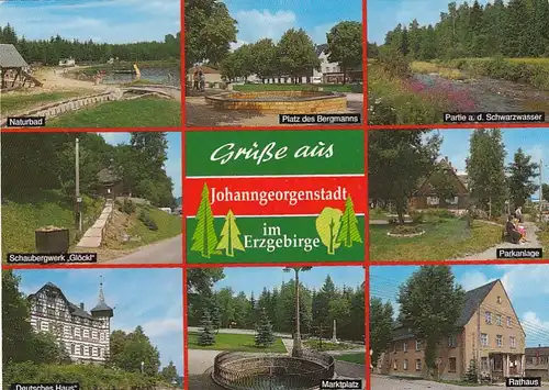 Johanngeorgenstadt im Erzgebirge, Mehrbildkarte gl1993 G6547
