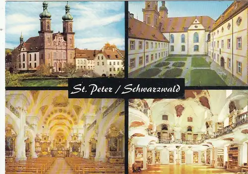St.Peter, Hochschwarzwald, Seminar und Pfarrkirche ngl G6433