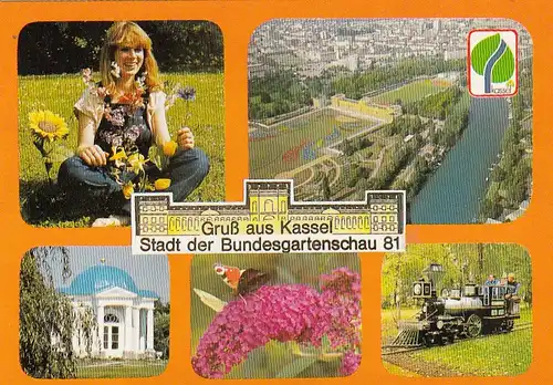 Kassel, Bundgartenschau 1981, Nehrbildkarte ngl G5910
