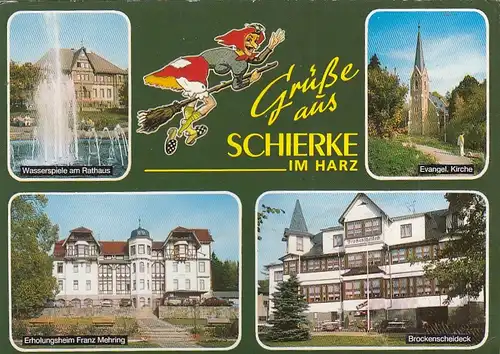 Schierke (Harz), Mehrbildkarte gl1993 G6471