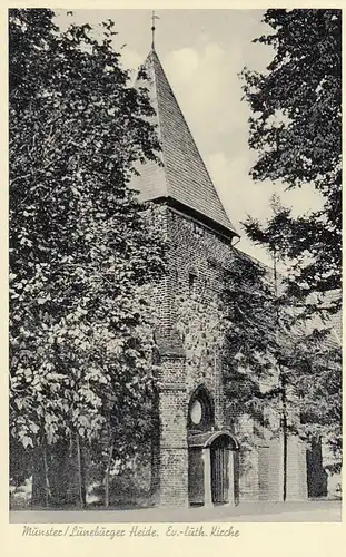 Munster, Lüneburger Heide, Ev.-Luth.Kirche ngl G3080