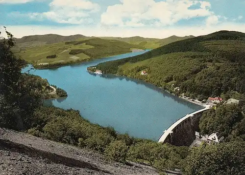 Diemeltalsperre, Blick vom hohen Eisenberg gl1973 G5937