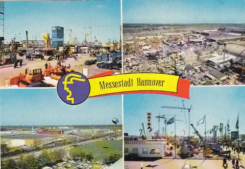 Messestadt Hannover, Mehrbildkarte gl1969 G2996