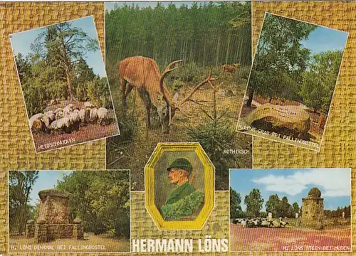 Hermann Löns, Mehrbildkarte ngl G3129