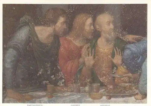 LEONARDO DA VINCI L'Ultima Cena (particulare) ngl G3780