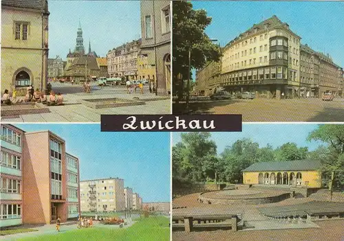Zwickau/Sa., Mehrbildkarte ngl G6549