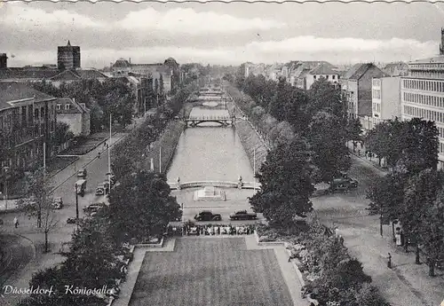 Düsseldorf, Stadtgraben an der Königsallee gl1960 G6767