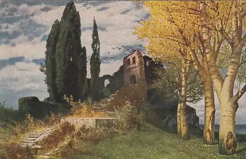 HERMANN RÜDISÜHLI Verlassene Stätte gl1917 G4837