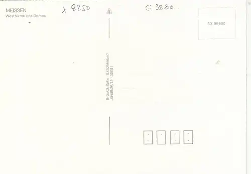 Meissen.Westtürme des Domes ngl G3830