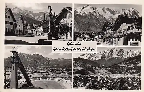 Garmisch-Partenkirchen, Mehrbildkarte ngl G6813