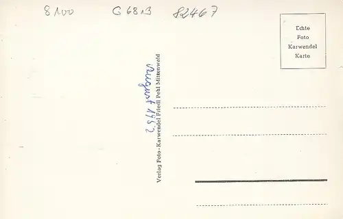 Garmisch-Partenkirchen, Mehrbildkarte ngl G6813