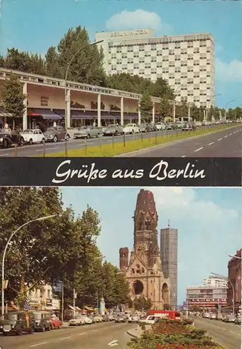 Berlin, Hilton Hotel mit Kolonnaden, Kurfürstendamm glum 1970? G6598