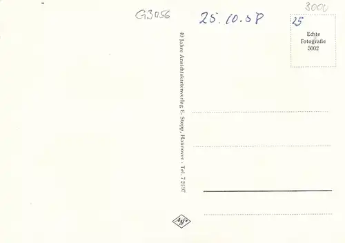 Messestadt Hannover, Mehrbildkarte gl1956 G3056