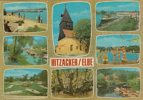 Hitzacker/Elbe, Mehrbildkarte ngl G3168