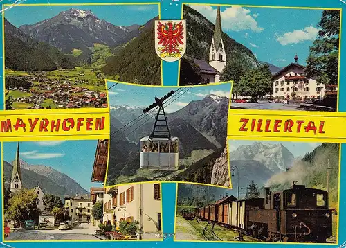 Mayrhofen im Zillertal, Tirol, Mehrbildkarte glum 1960? G6847