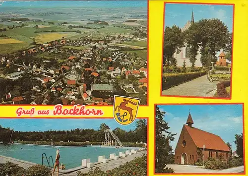 Bockkorn, Jadebusen, Mehrbildkarte ngl G6645