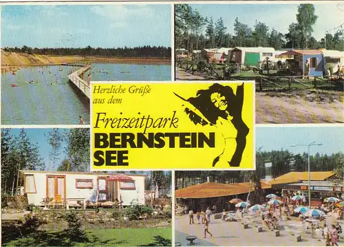 Bernsteinsee, Mehrbildkarte, Freizeitpark gl1981 G3255