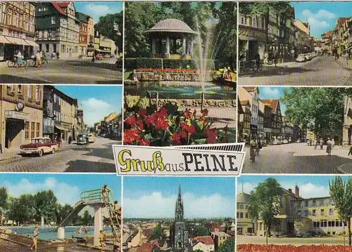 Peine, Mehrbildkarte gl1972 G6119