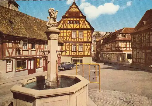 Idstein i.T., Am Löwenbrunnen gl1965 G5526