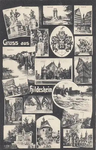 Hildesheim, Mehrbildkarte feldpgl1916 G3266