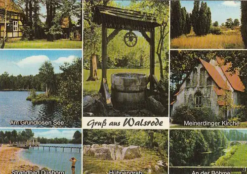 Walsrode, Lüneburger Heide, Mehrbildkarte ngl G3131