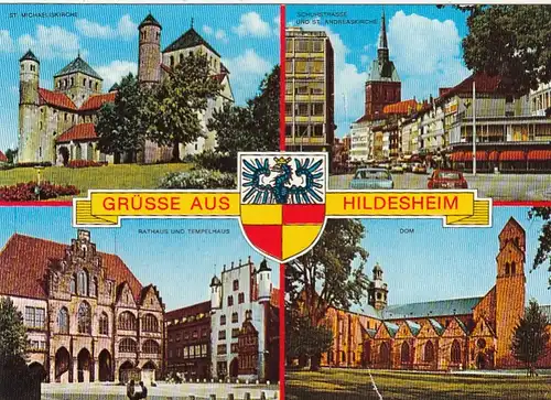 Hildesheim, Mehrbildkarte ngl G3288