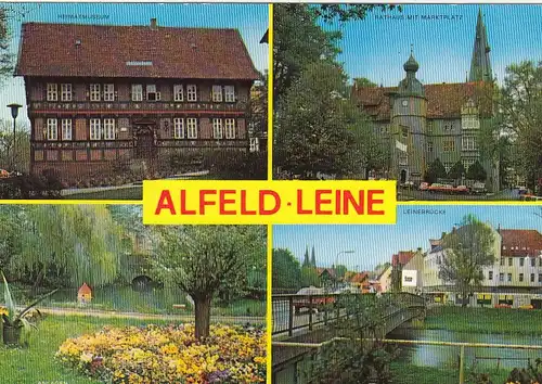 Alfeld a.d.Leine, Mehrbildkarte glum 1980? G3308