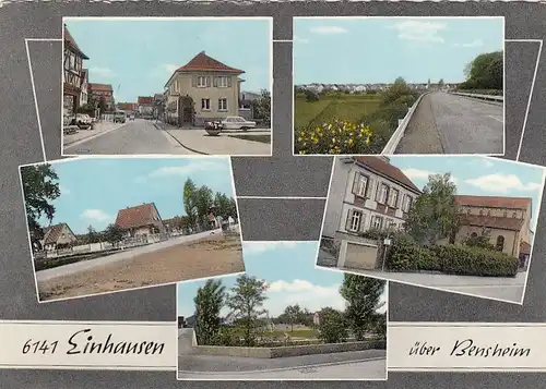 Einhausen über Bensheim, Mehrbildkarte gl1975 G5544