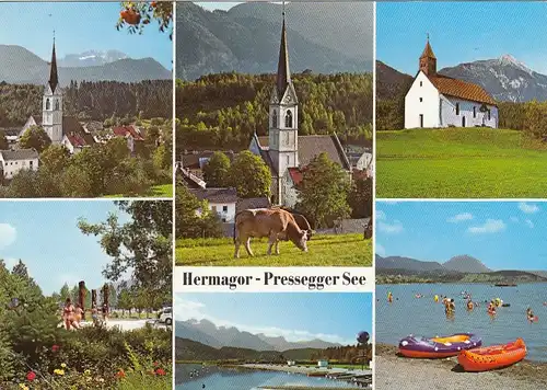 Hermagor, Pressegger See, Kärnten, Mehrbildkarte gl1987? G5002