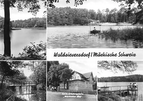 Waldsieversdorf (Kreis Strausberg) Teilansichten gl1987 168.086