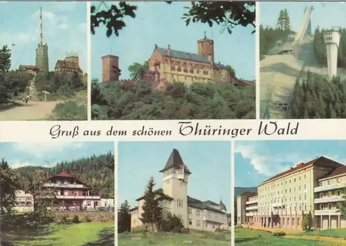 Im Thüringer Wald, Mehrbildkarte gl1967 G6264