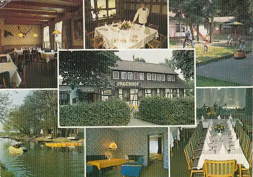 Gifhorn, Hotel Jägerhof, Mehrbildkarte gl1982 G3244
