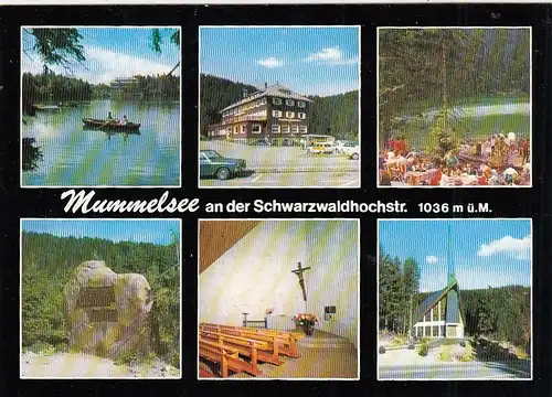 Berghotel Mummelsee an der Schwarzwaldhochstraße, Mehrbildkarte ngl G6779